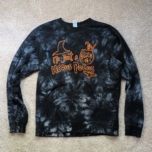 Hocus Pocus Halloween Sweatshirt Unisex Small Sanderson Sisters Disney Cauldron